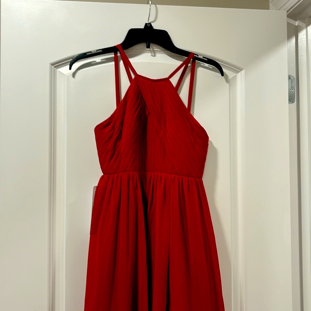 New red party dress